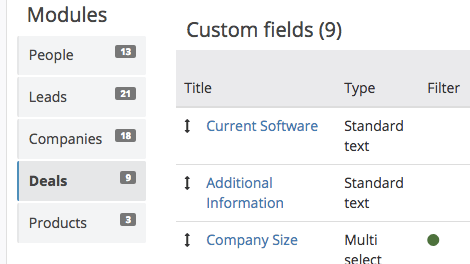 Custom Fields