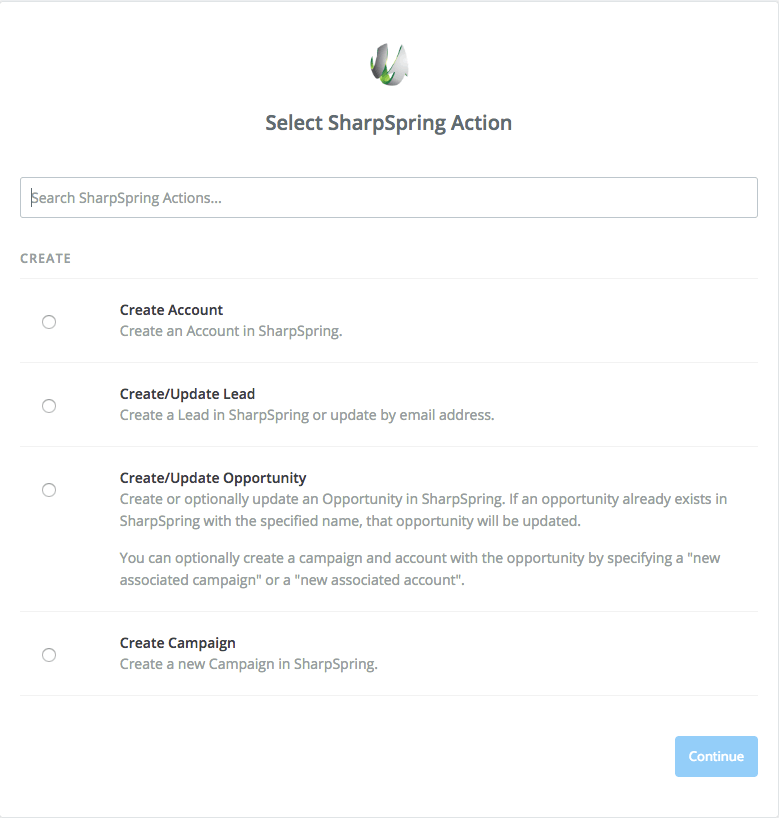 SharpSpring Teamgate Zapier 3