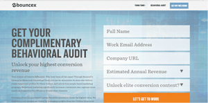 a screenshot of a behavior audit