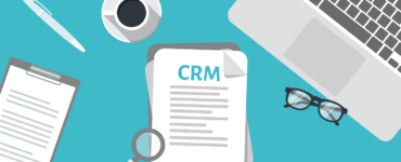 a cartoon image of a crm list being investigated.
