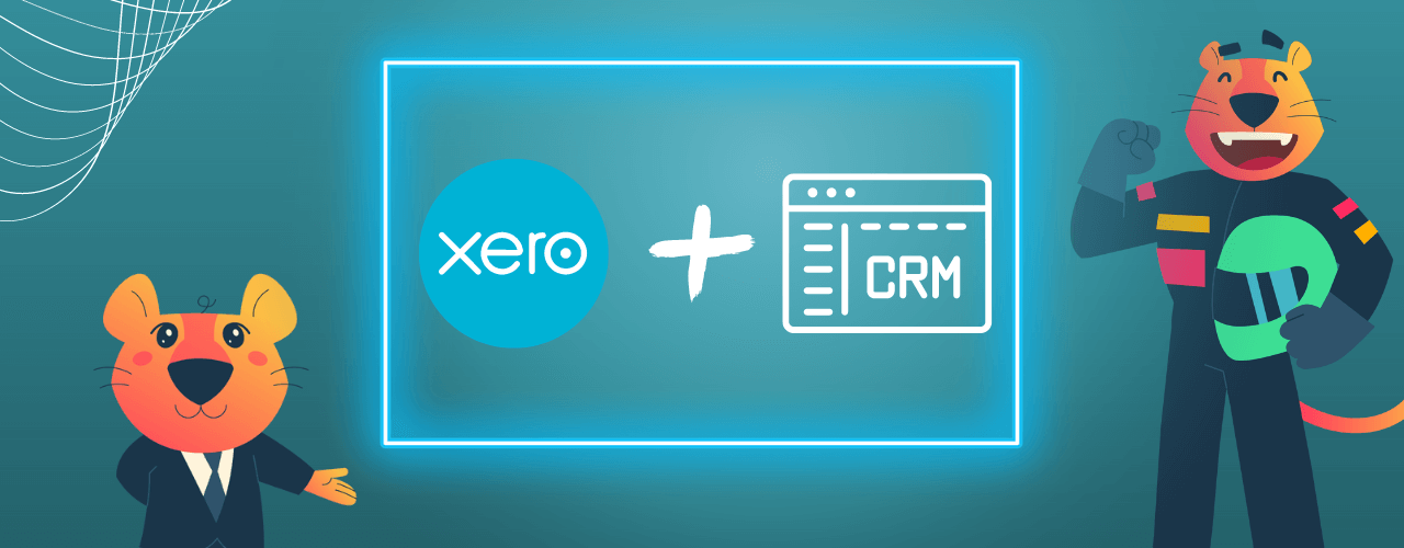 an image depicting the combination of Xero and a CRM system