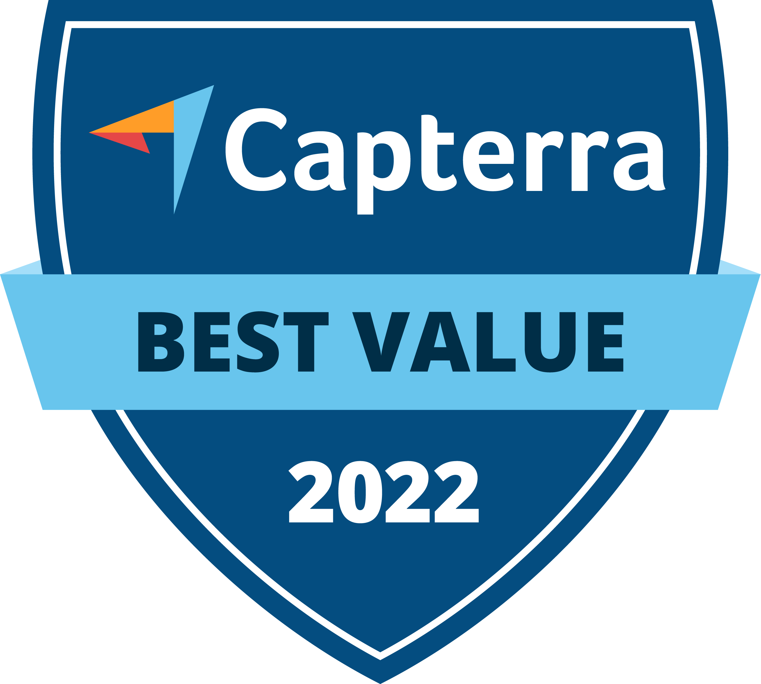 Capterra Best Value badge