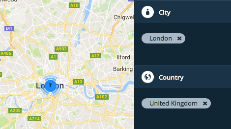 Contacts Filtering by Location