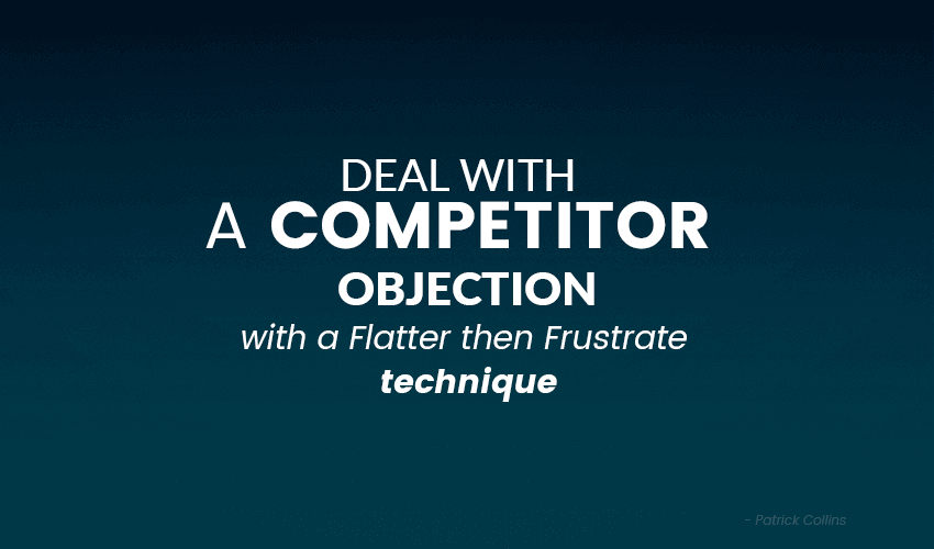 How to deal with sales objections