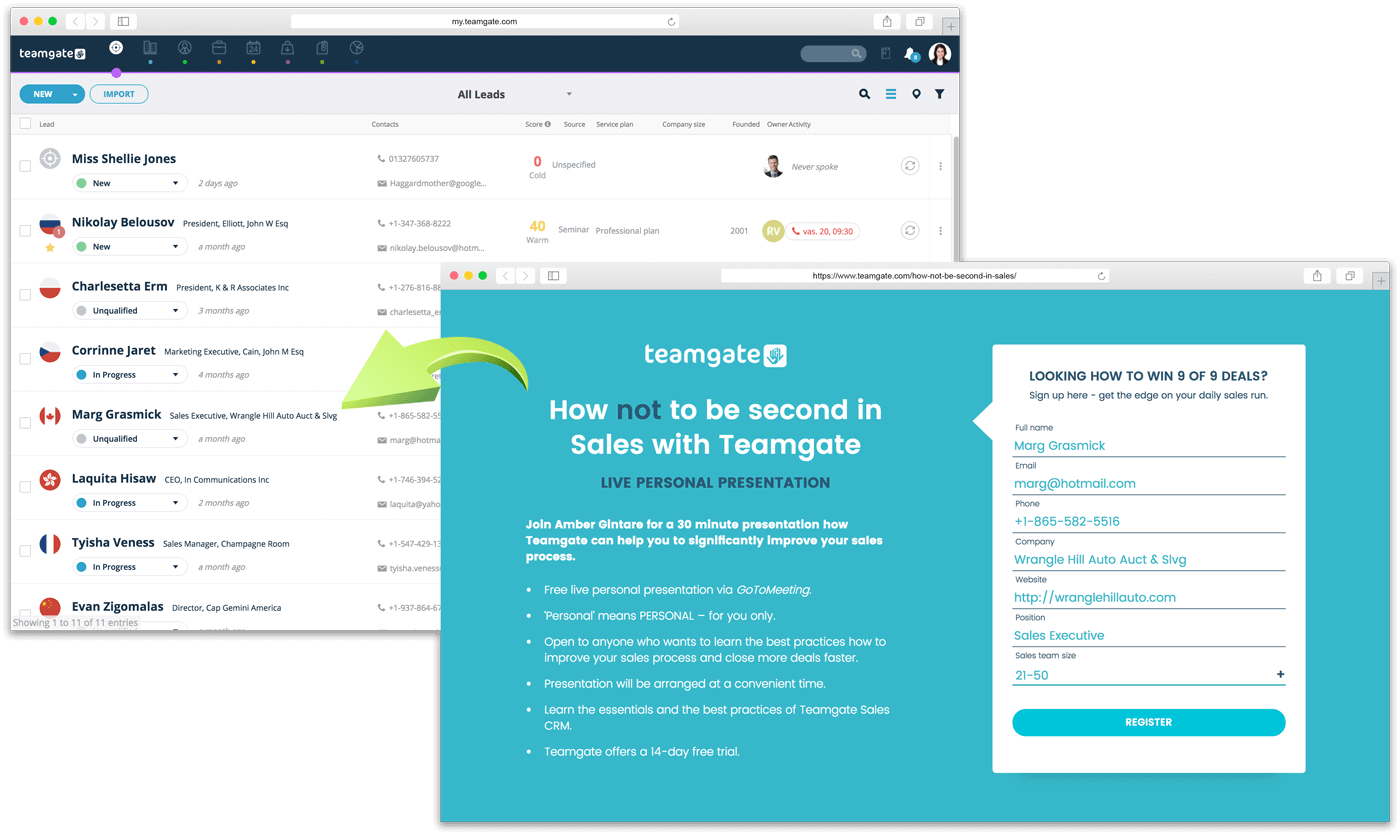 CRM software for any size team Teamgate Sales CRM Teamgate