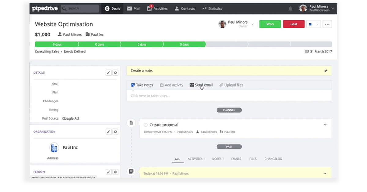 Salesforce Alternatives - Pipedrive
