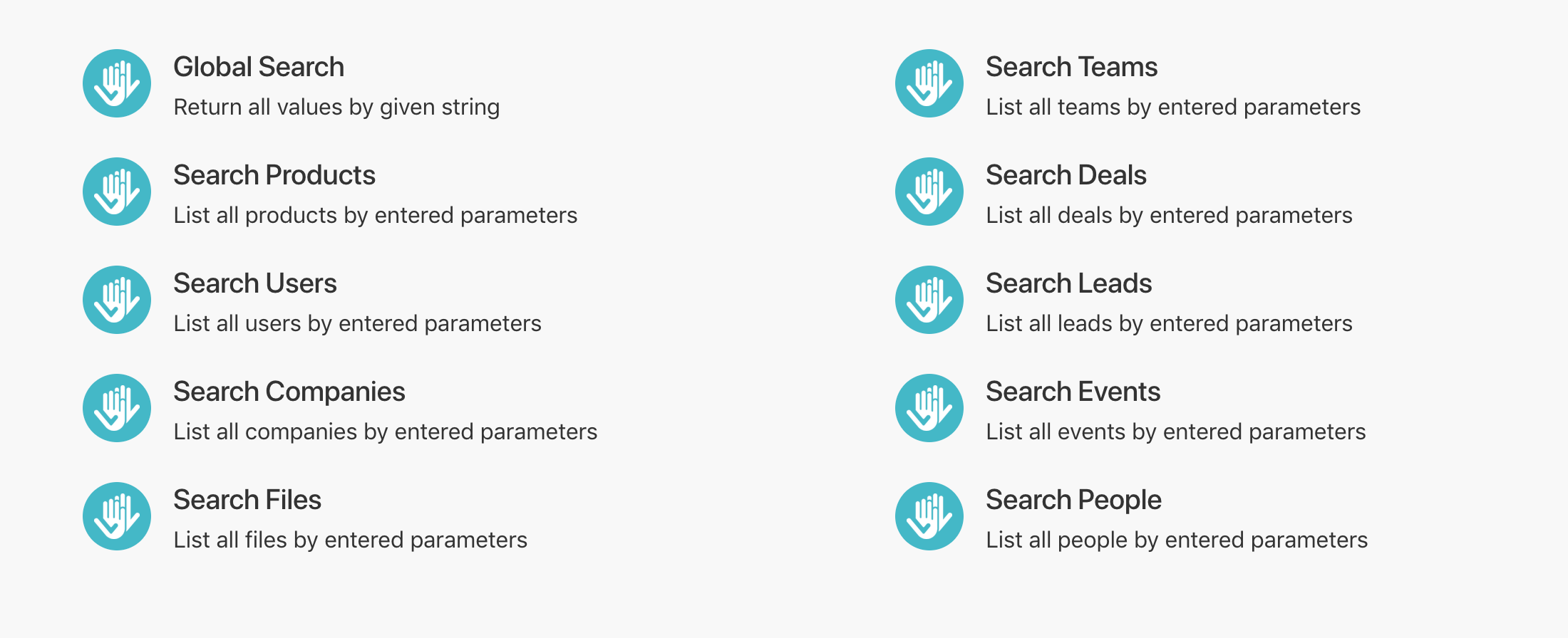 Integromat Searches