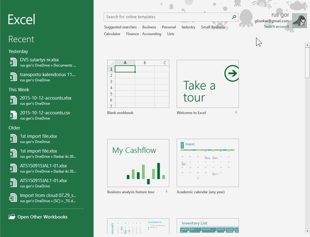 Kaip atsidaryti CSV failą MS Office Excel programoje?