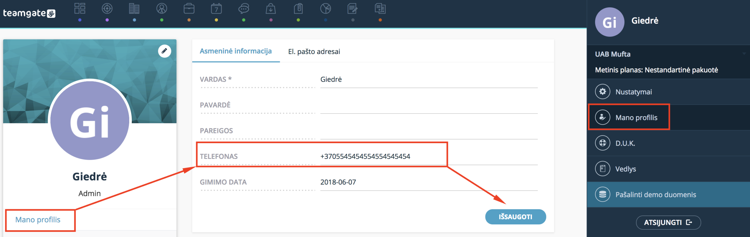 telefono-numeris-mano-profilis-Teamgate-CRM.png