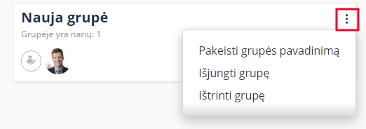 Kaip valdomos naudotojų grupės?