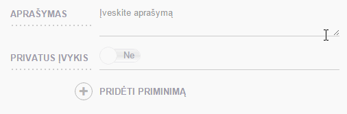 Privatūs įvykiai