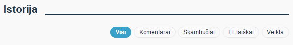 Kaip rasti reikiamą informaciją bendravimo istorijoje?
