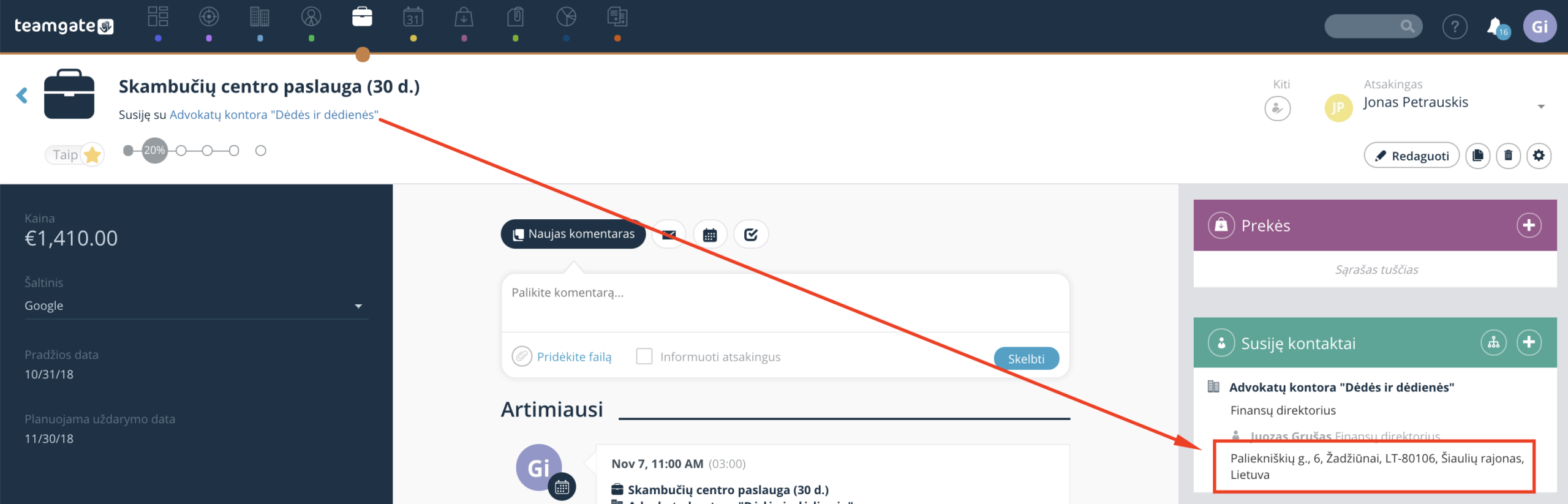 Z_e_me_lapiai-pardavimo-kortele_-adresas-Teamgate-CRM.png