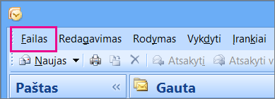 Kaip importuoti šaltus kontaktus iš Outlook?