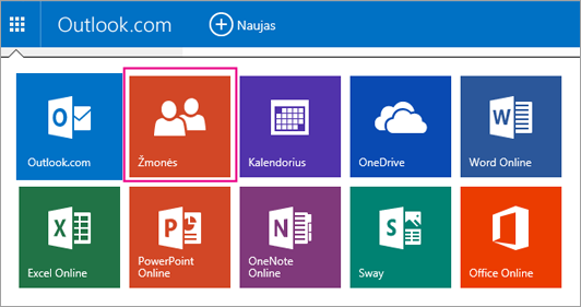 Kaip importuoti šaltus kontaktus iš Outlook?