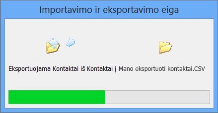 Kaip importuoti šaltus kontaktus iš Outlook?