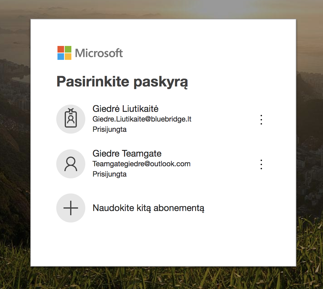 select-microsoft-account-Teamgate-CRM.png
