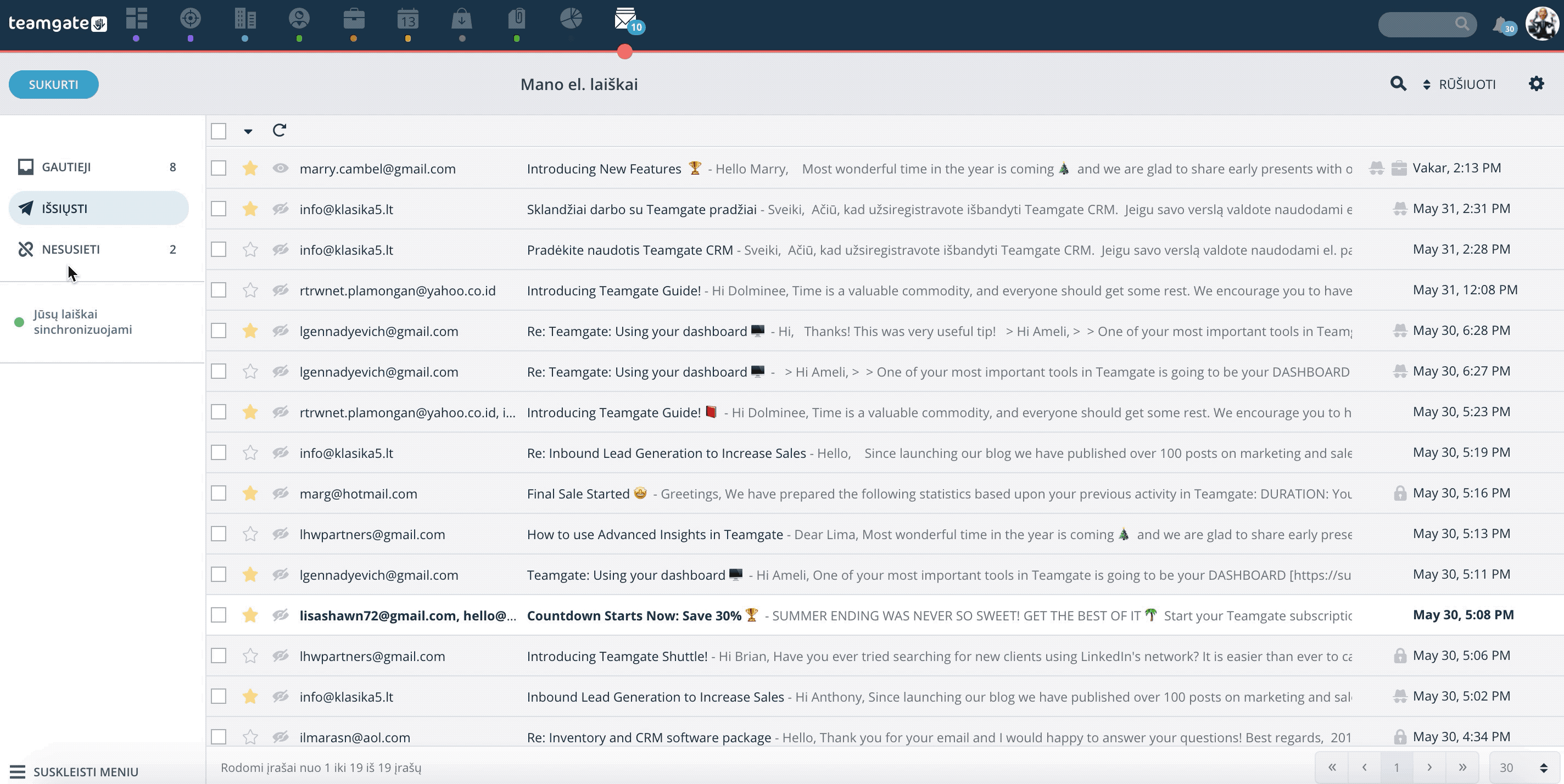 Inbox-el-pasto-modulis-Teamgate-CRM.gif